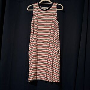 Striped Sleeveless Dress